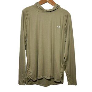 Hooded Hiking Outdoors Shirt Moisture Wick Lightweight Sports Cool Basic 3XL